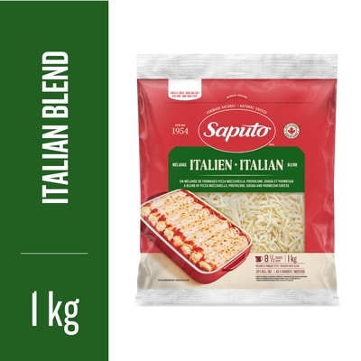 Saputo Italiano 4 Formaggi Shredded Cheese 1 kg, $1.60/100g