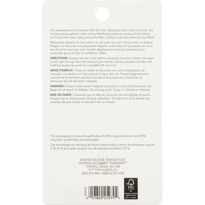 Eyelash Curler With Comb