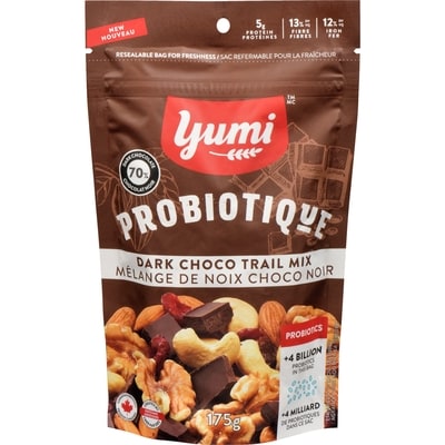 Yumi Organics Probiotique mélange de noix choco-noir 175 g, 4,57 $/100g