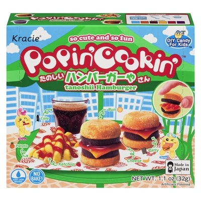KRACIE Popin' cookin' diy candy for kids tanoshii hamburger 32 g, 16,53 $/100g