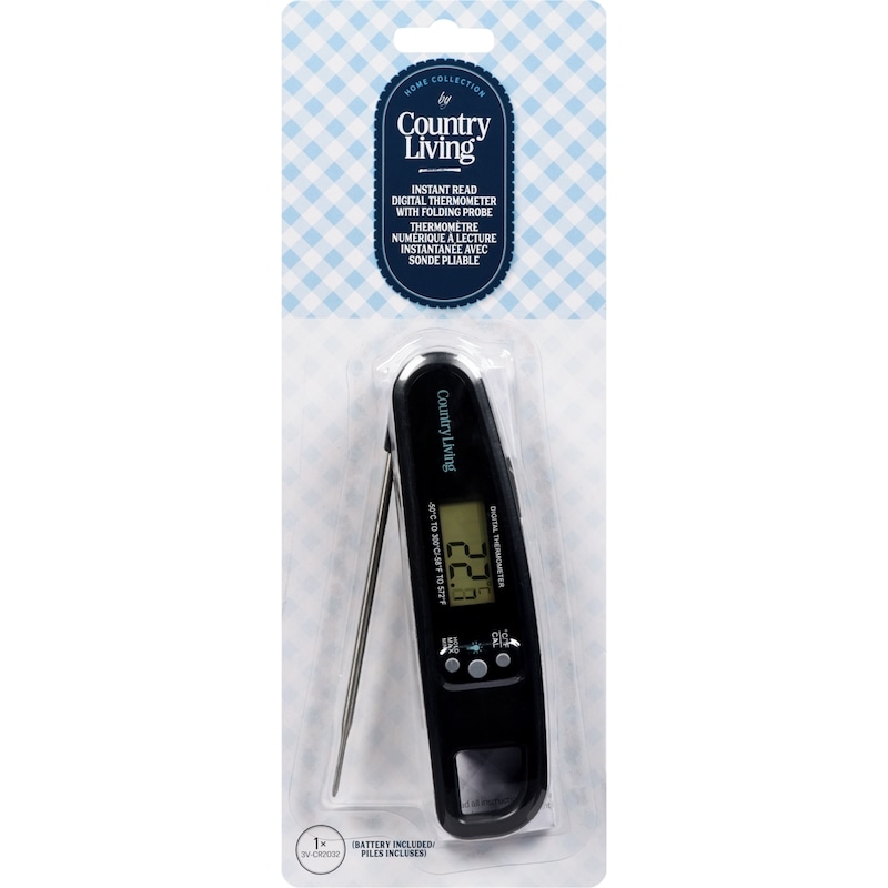 Instant Read Digital Thermometer With Folding Probe