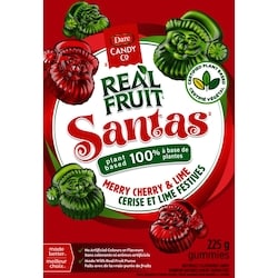Dare Real Fruit Santas 225 g, 1,68 $/100g