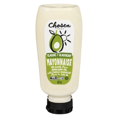 Chosen Foods Mayonnaise Classic 332 ml, $4.42/100ml