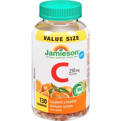 Jamieson Vitamin C Gummmies 250Mg 130 ea, $0.14/1ea