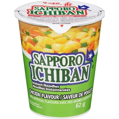 Sapporo Instant Noodles Chicken Flavour 62 g, $3.53/100g