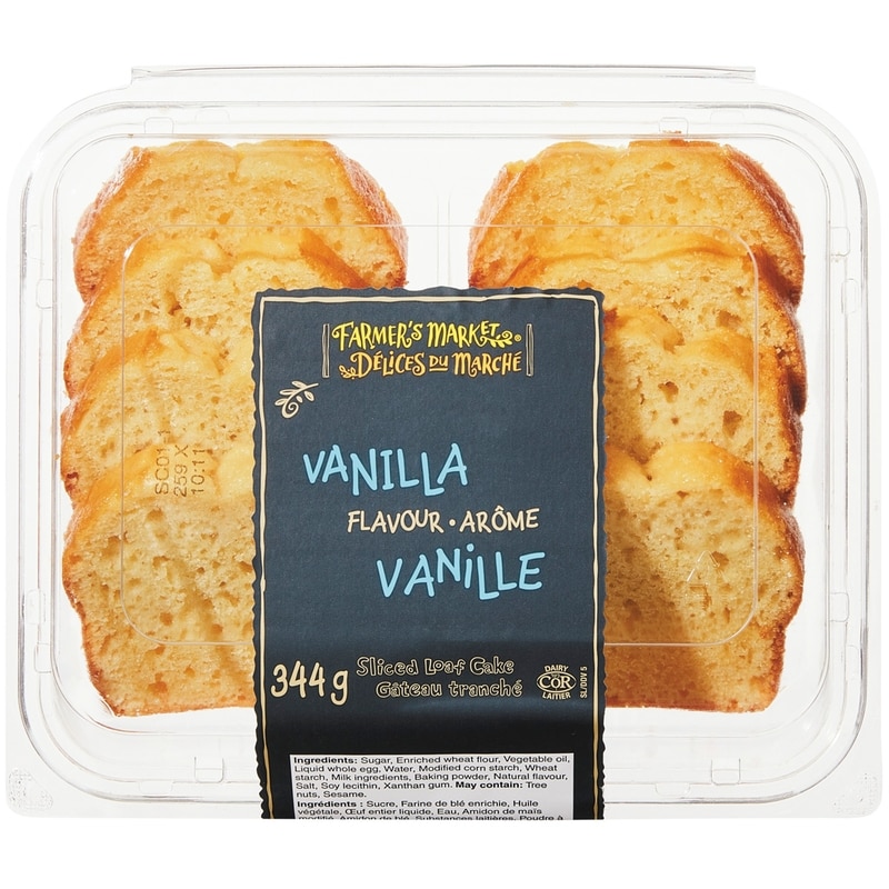 Sliced Loaf Cake, Vanilla