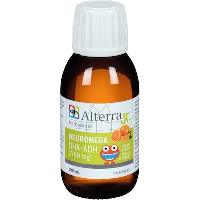 Herbasante Neuromega Orange Flavour Jr. 100 ml, $39.99/100ml