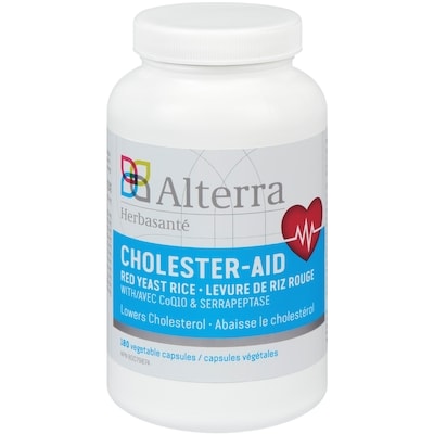 Herbasante Cholester-aid, Red Yeast Rice With CoQ10, 180 Capsules 180 ea, $0.33/1ea