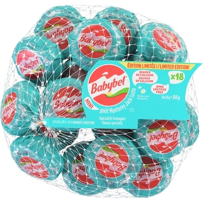 Babybel Mini Monterey Jack 360 g, $4.25/100g