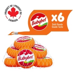 Babybel Collation au fromage saveur Gouda 6P 120 g, 4,41 $/100g