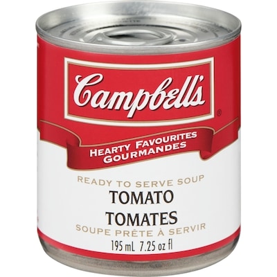 Campbell’s Soupe prête à servir tomates 195 ml, 1,28 $/100ml