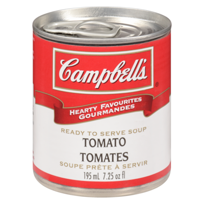 Campbell’s Soupe prête à servir tomates 195 ml, 1,28 $/100ml