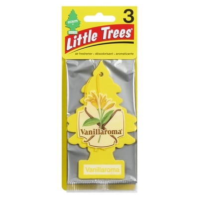 Little Trees Air Freshener Vanillaroma 3 ea, $1.67/1ea