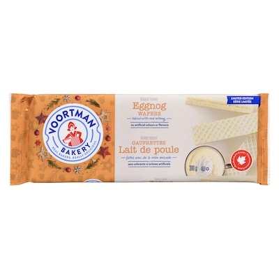 Voortman Wafers Eggnog Limited Edition 300 g, $1.33/100g