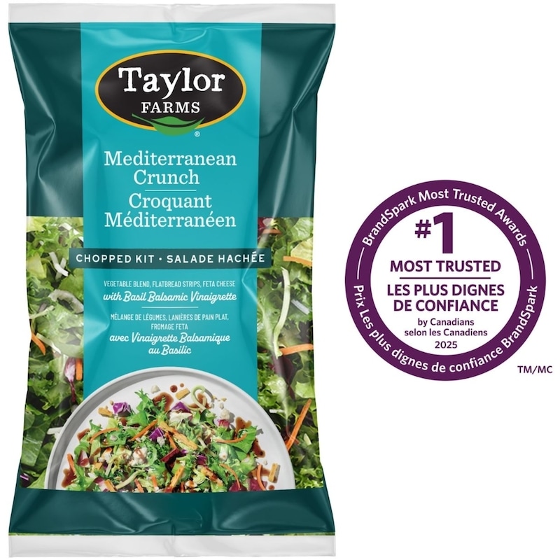 Taylor Farms Mediterranean Crunch Chopped Salad Kit - 0.312 kg