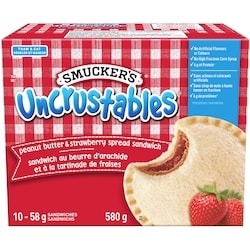 Uncrustables Peanut Butter & Strawberry Spread Sandwich
