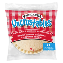 Uncrustables Peanut Butter & Strawberry Spread Sandwich