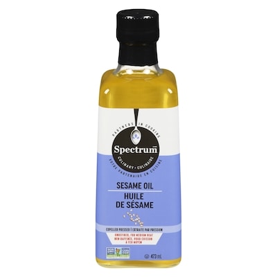 Spectrum Sesame Oil Expeller Pressed, Unrefined 473 ml, $2.11/100ml