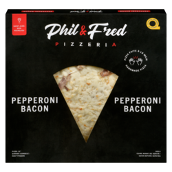 Phil & Fred 12-inch Pizza, Pepperoni Bacon 955 g, $1.99/100g