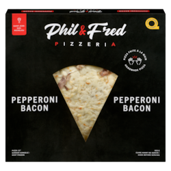 Phil & Fred Pizza 12 pouces, pepperoni bacon 955 g, 1,99 $/100g