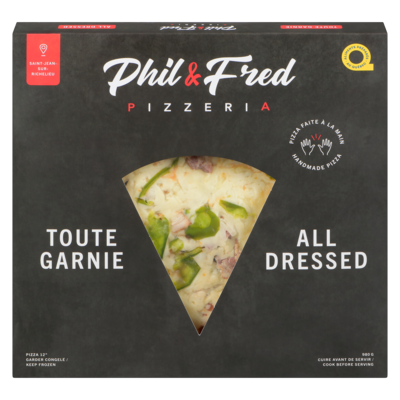 Phil & Fred 12-inch Pizza, All Dressed 980 g, $1.94/100g
