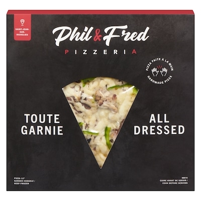 Phil & Fred 12-inch Pizza, All Dressed  980 g, $1.94/100g