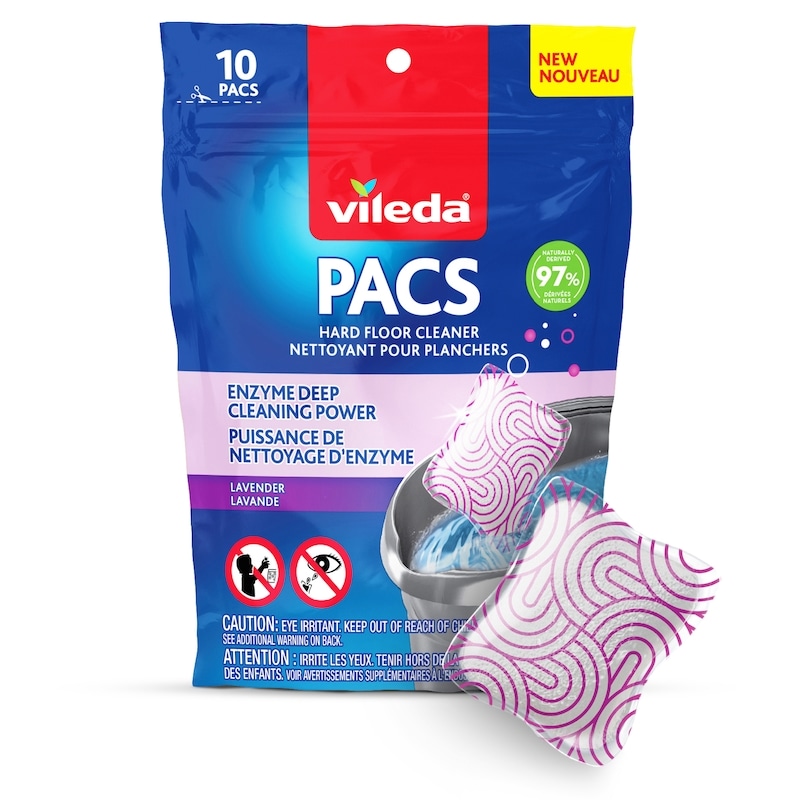 PACS Floor Cleaning, Lavender, 10pk