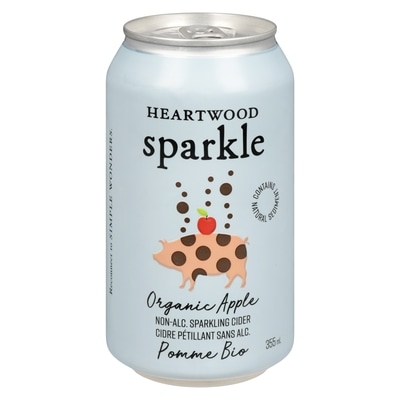 Heartwood Sparkle Sparkle Non-Alcoholic Sparkling Cider Organic Apple 355 ml, $1.12/100ml