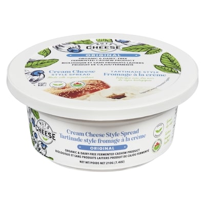 Nuts for Cheese Cream Cheese Style Spread Original 210 g, $4.52/100g