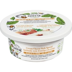 Nuts for Cheese Tartinade style fromage à la crème ail et herbe 210 g, 4,66 $/100g
