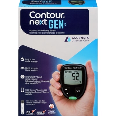 Contour Next Gen Blood Glucose Monitoring System 1 ea, $39.99/1ea