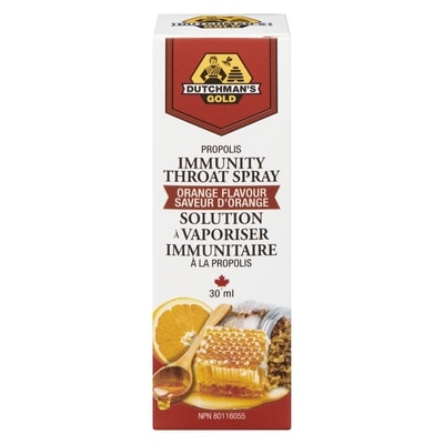 Dutchman's Gold Propolis Immunity Spray Throat Spray 30 ml, $39.97/100ml