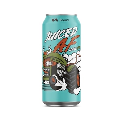 Beaus Juiced AF Hazy IPA Beer (ID required at pick-up) 473 ml, $0.90/100ml