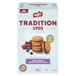 Leclerc Tradition Soft Cookies Berry Harvest 280 g, $1.61/100g