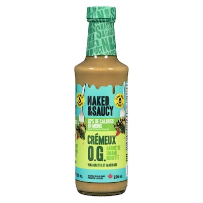 Naked Coconuts Vinaigrette crémeuse originale 250 ml, 4,00 $/100ml
