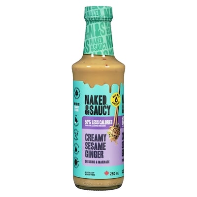 Naked Coconuts Nooch Dressing Sesame Ginger 250 ml, $4.00/100ml