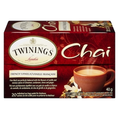 Twinings Chai French Vanilla 20 ea, $0.36/1ea