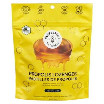 Beekeeper's Naturals Propolis Lozenges Honey 14 ea, $0.79/1ea