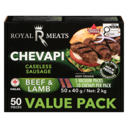 Royal Meats Caseless Sausage Royal Chevapi Beef & Lamb Family Pack 2 kg, $2.10/100g
