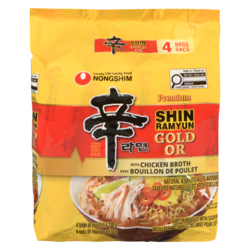 Nong Shim Shin Gold Ramyun Noodles With Seasoning Mix With Chicken Broth 520 g, $1.44/100g