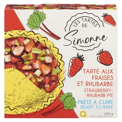 null Strawberry - Rhubarb Pie 650 g, $1.00/100g