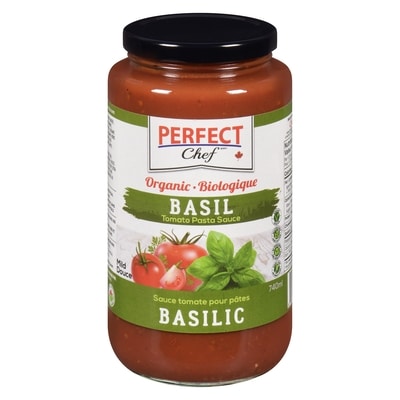 Perfect Chef Tomato Pasta Sauce Basil Mild Organic 740 ml, $1.35/100ml