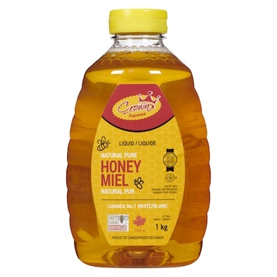 Crown Prince Miel, naturel et pur, 1 kg 1000 g, 2,30 $/100g