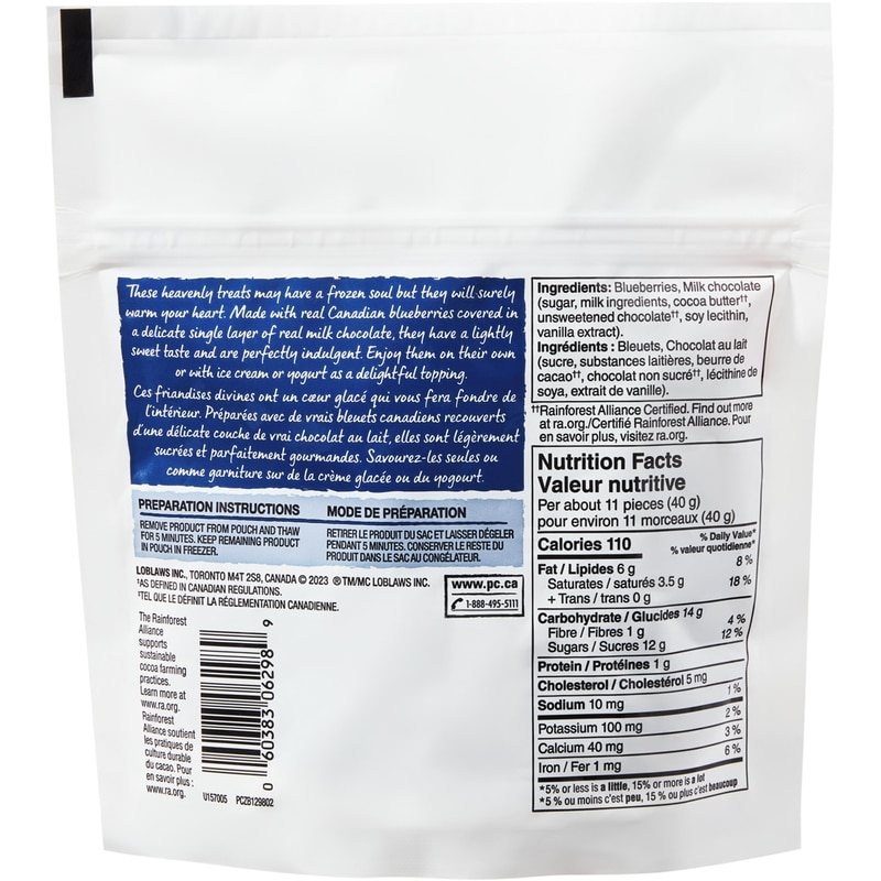 Milk Chocolate Covered Blueberries