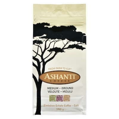 Ashanti Zimbabwe Estate Coffee Medium Ground 340 g, $4.70/100g
