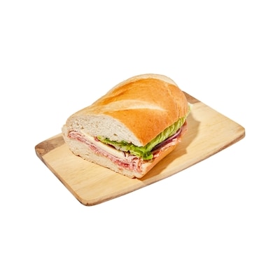 null Half Big Italian Sandwich 500 g, $1.17/100g