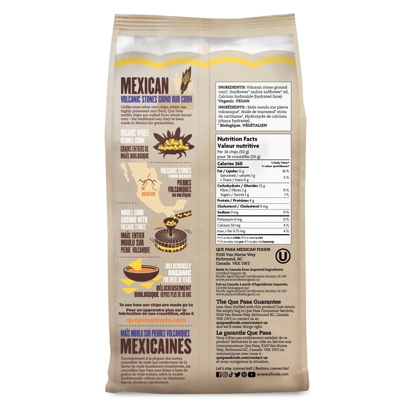 Organic Unsalted Rounds Tortilla Chips