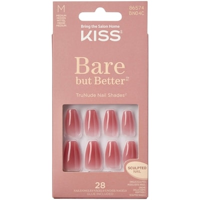 Kiss Bare But Better Nails Nude 1 ea, $15.99/1ea