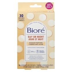 Day or Night Pimple Patches, Hydrocolloid Patches to Cover & Reduce Blemishes| Dye Free, 30 count