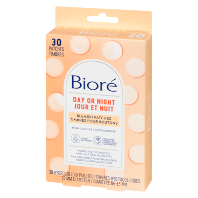 Day or Night Pimple Patches, Hydrocolloid Patches to Cover & Reduce Blemishes| Dye Free, 30 count